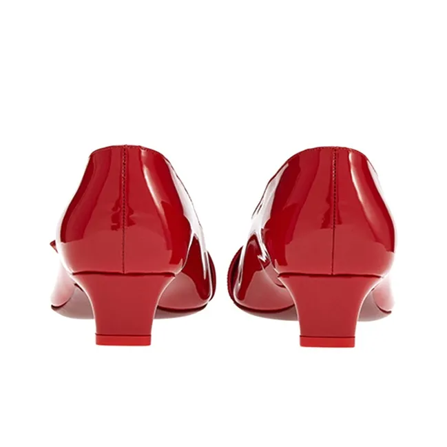 FERRAGAMO Women's Casual Shoes 3cm Women's Red-4