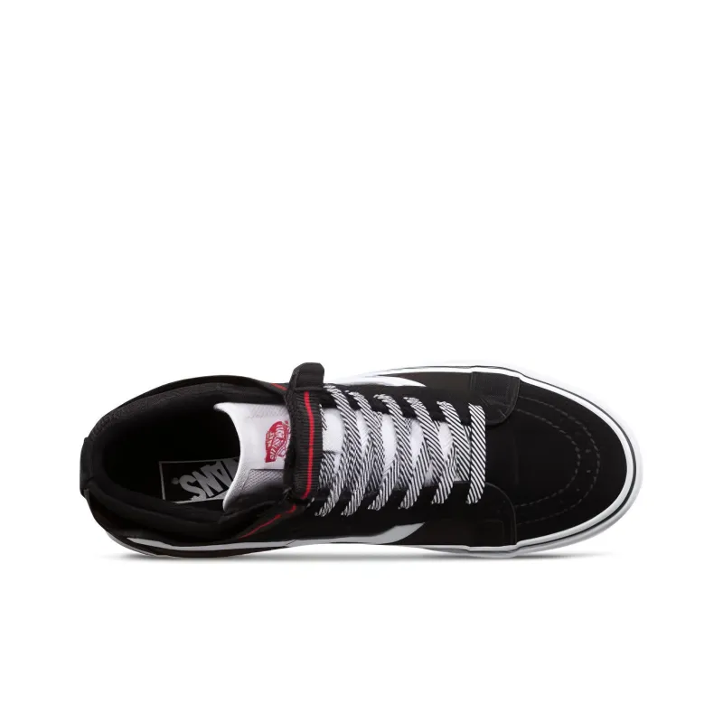 Vans SK8 Hi Reissue 'Denim 2 Tone' Shoes Black/White-2