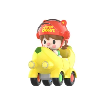 POP MART Little Sweet Bean Banana Chocolate Bean Trendy Figures 13.6cm