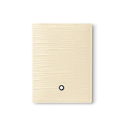 MONTBLANC Cow Leather Card Holder Men's White