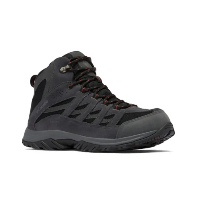 Columbia CRESTWOOD Cushioning Waterproof Mid Top Hiking Shoes Men's Black-1