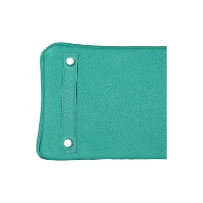 HERMES Birkin Togo Calfskin And Cow Leather Combo Birkin Bag Handbags Women's U1 Vert Verone Verona Green-4