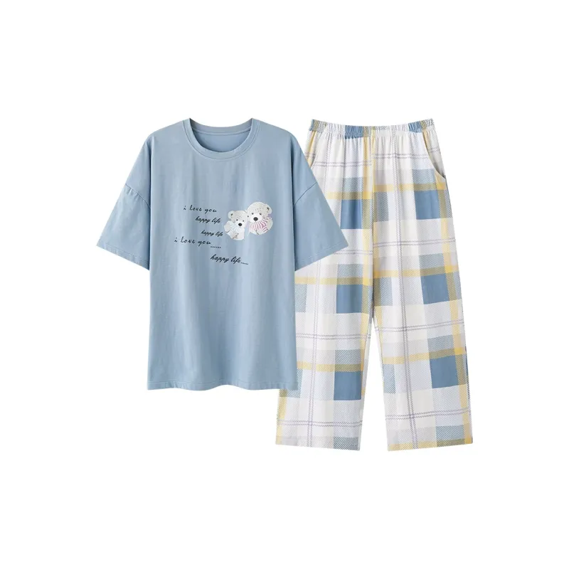 Chun Xi Pajama Set Women's Image Color-0