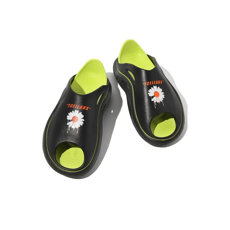 TCELLARS Graffiti Quiet Slip Resistant Odor Resistant Abrasion Resistant Quick Dry Antibacterial Slide Slippers Unisex-4