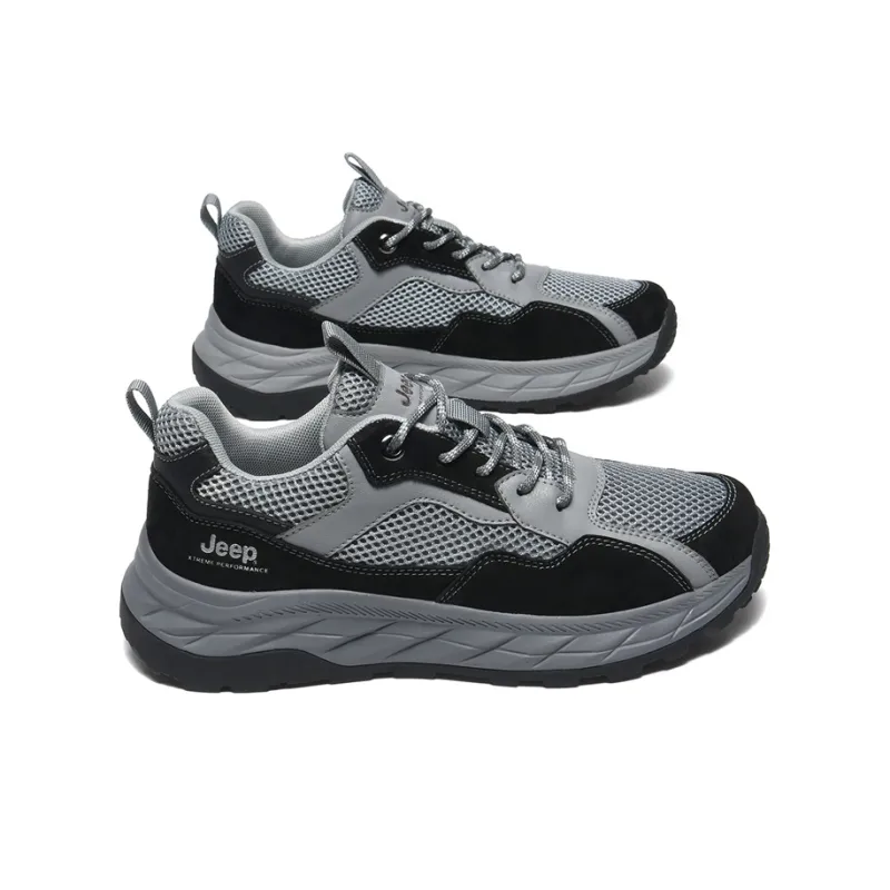 Jeep Anti Slip Wear Resistant Low Top Hiking Shoes Men's-2
