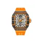 Carbon Fiber Fiery Orange