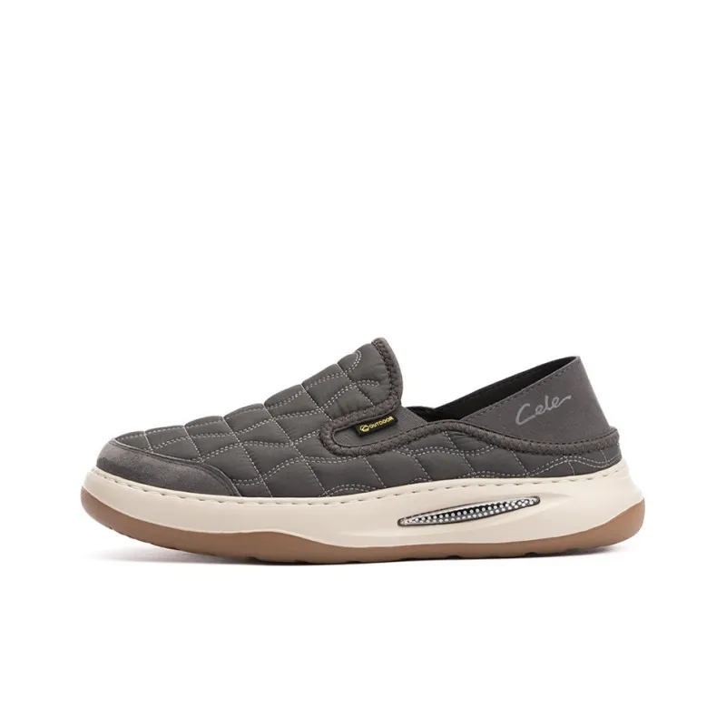 CELE Casual Shoes Men Low Top Gray/Black/Green-0