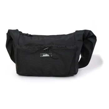 Guuka Fabric Crossbody Bag, Fanny Pack Unisex Black