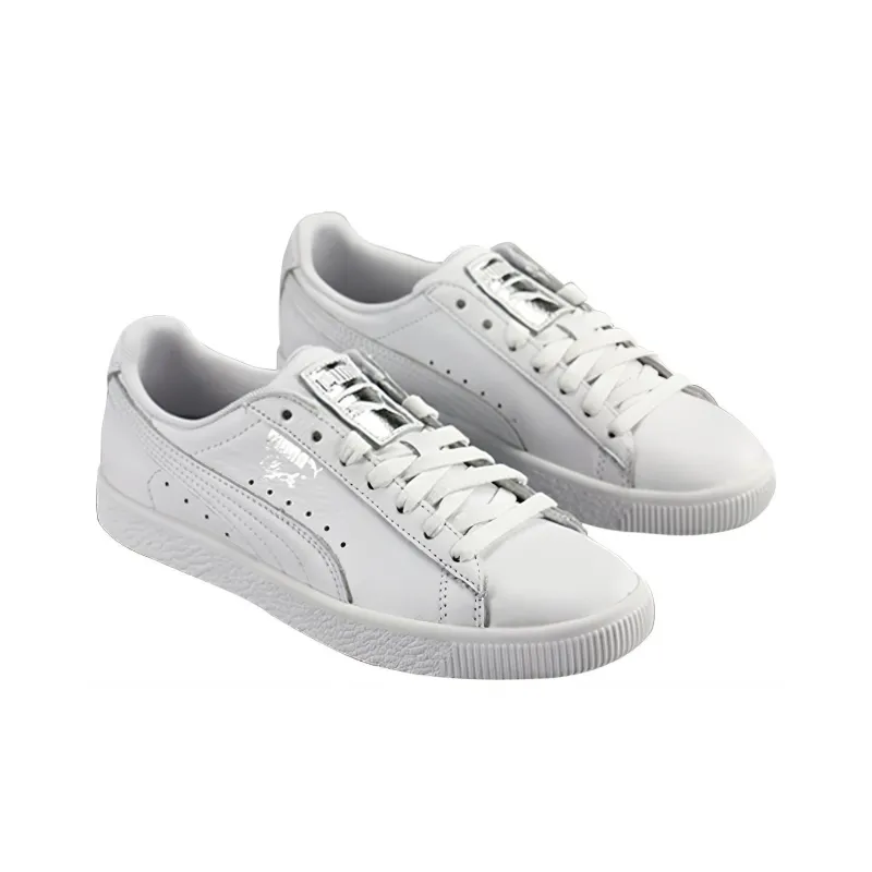 PUMA Clyde Core Foil 'White Silver' Women's-1