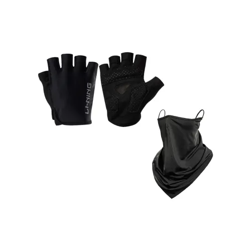 LiNing Cycling Glove Mask Outdoor Road Bike For Mountain Riding Unisex Spandex