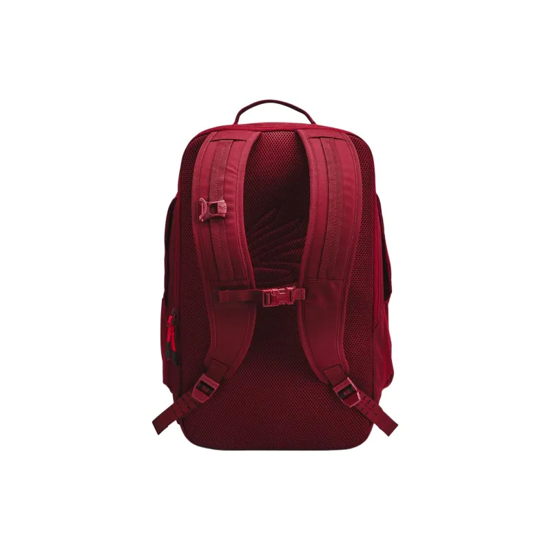 Under Armour Polyester Backpack Regular Unisex Red & Black-1