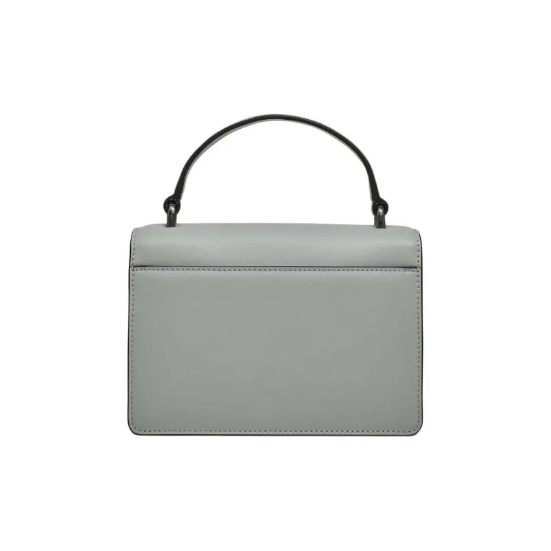 DKNY Leather Handbag Shoulder Bag Crossbody Bag Women's Gray-2