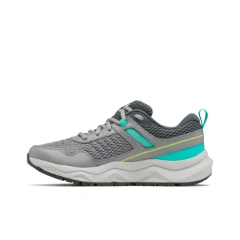 Columbia PLATEAU Cushioning, Slip Resistant, And Abrasion Resistant Low Top Hiking Shoes Women's Gray Blue
