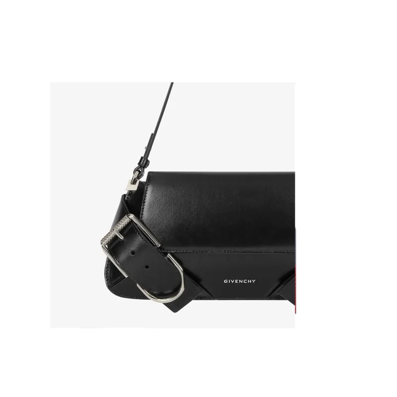 Givenchy Voyou Cow Leather Handbag, Shoulder Bag Women's Black-3