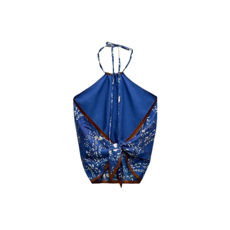 ZARA Camisoles Women's Blue-1