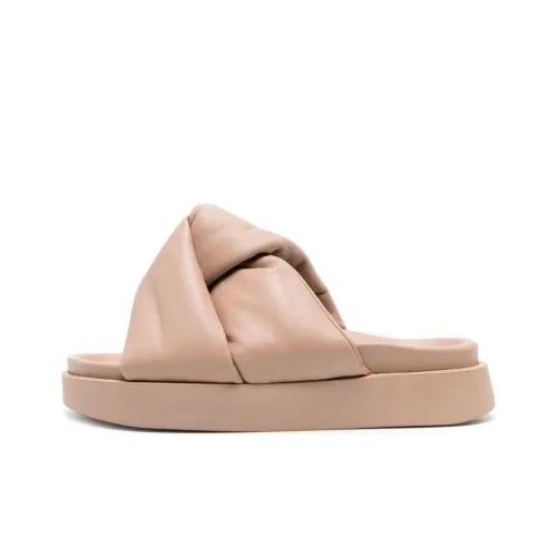 Inuikii Soft Crossed Leather Slides