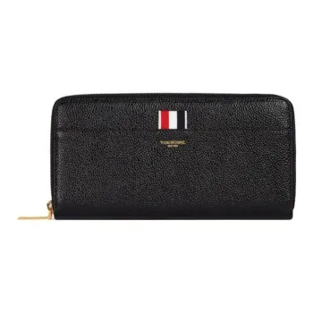 THOM BROWNE Zip Around Continental Wallet