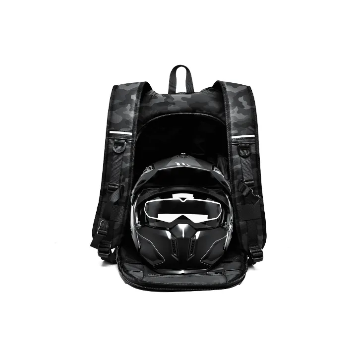 RIOREX Fabric Backpack Regular Unisex Black-13