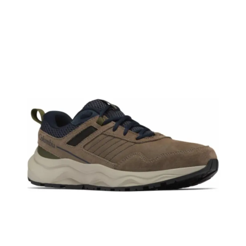 Columbia PLATEAU VENTURE Cushioning Breathable Low-Top Trekking Shoes Men's Brown Asian Version-1