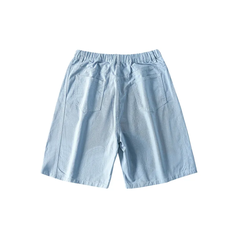 ELNHEN Denim Shorts Unisex Pink-13