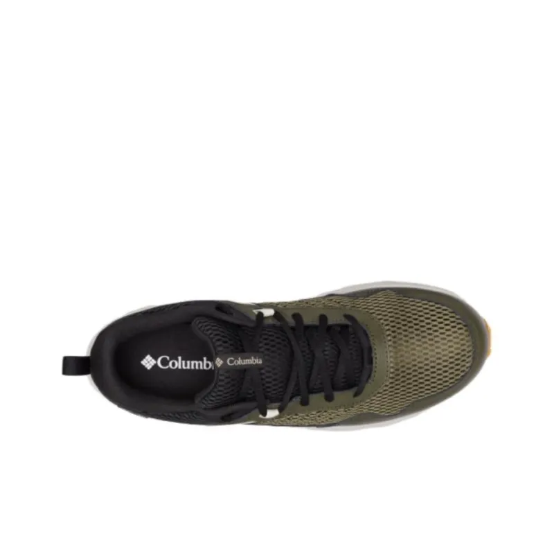 Columbia PLATEAU Shock-absorbing And Waterproof Low-Top Hiking Shoes Men's Brown Green-3