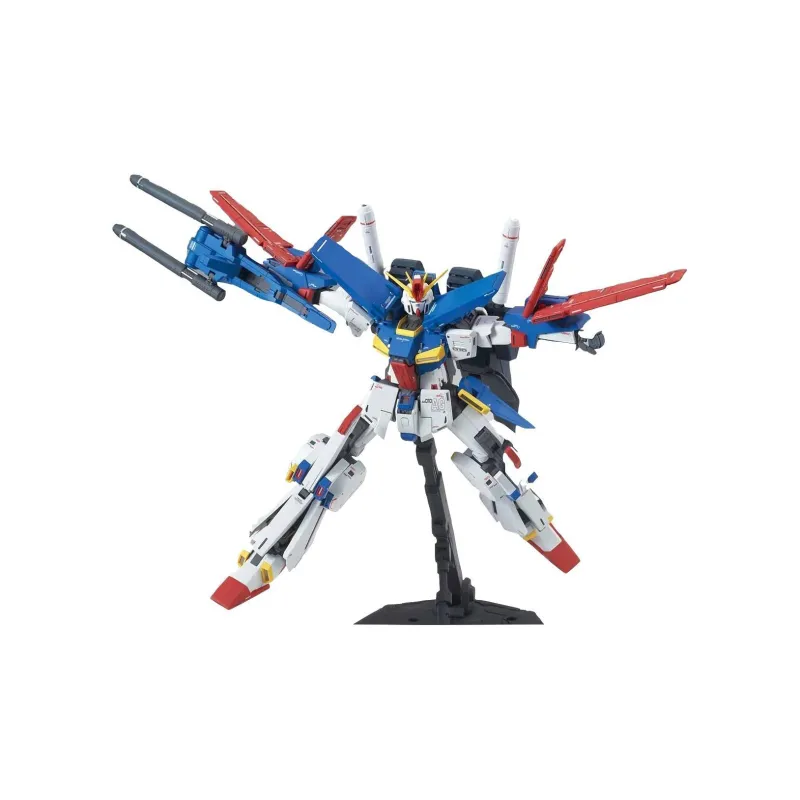 BANDAI MG 1/100 Mobile Suit Zeta Gundam Z MSZ 010 ZZ Gundam Ver.Ka Model Kits 18cm-1