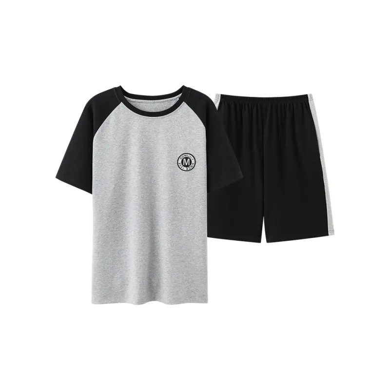 Mulong Family Pajama Set Men's Heather Gray-0