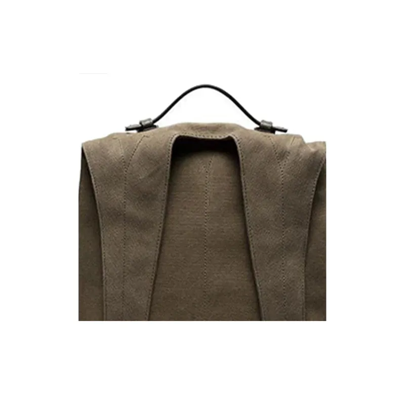Valentino Canvas Backpack Men's Green-3