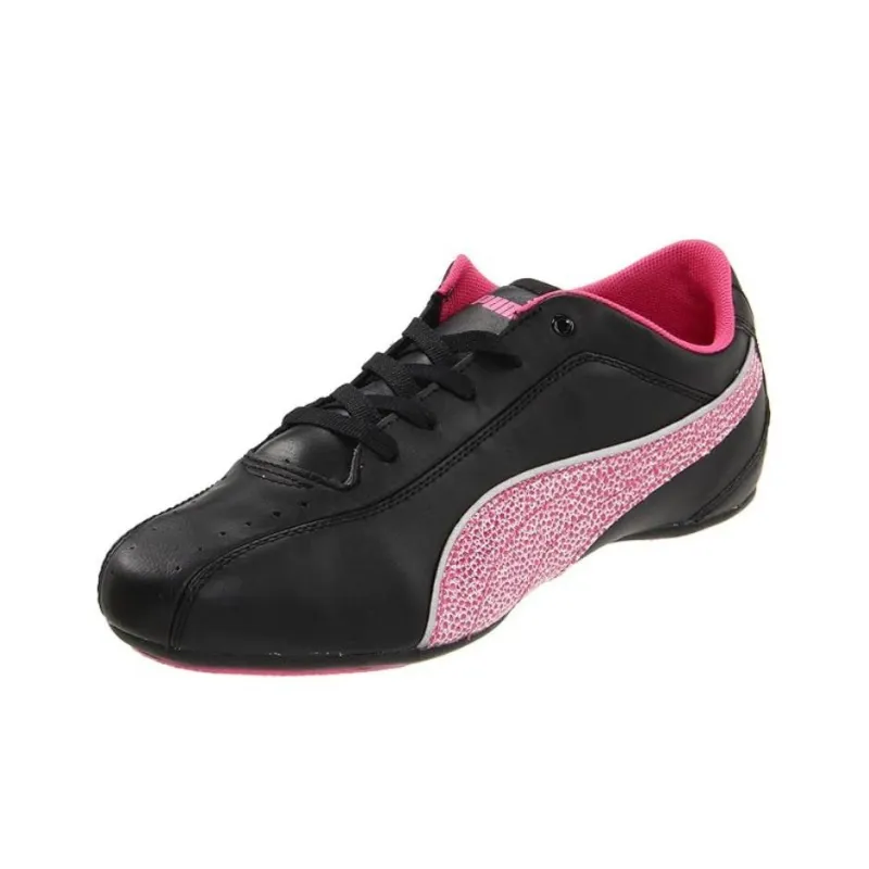 PUMA Tazon 6 Cushioning Wear-Resistant Low-Top Dance Shoes Women's Black Pink-2