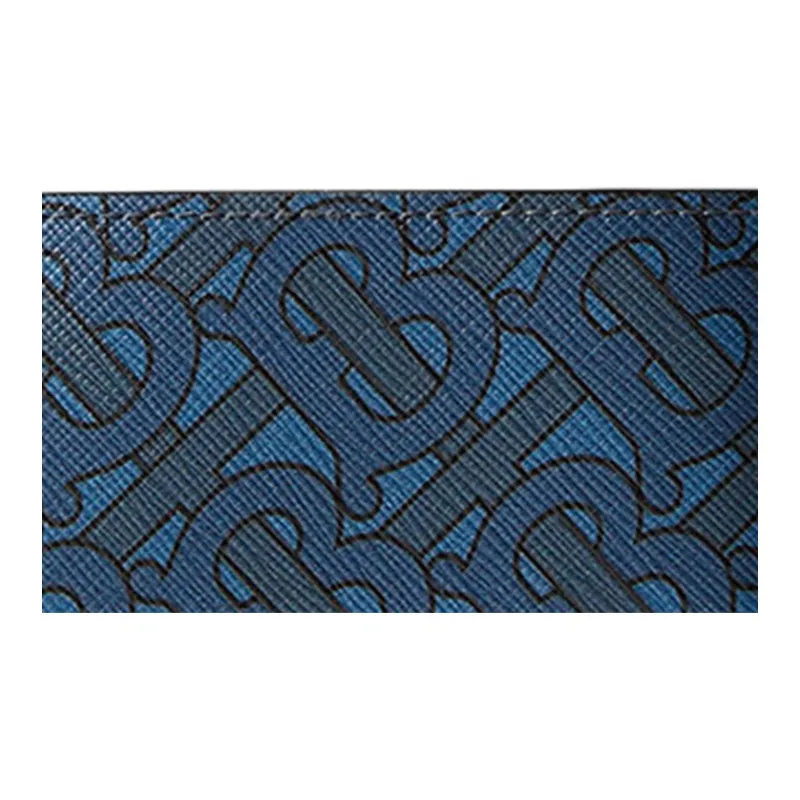 Burberry Tb Monogram Bifold Wallet Navy-4