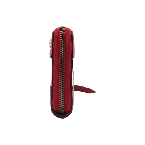 GUCCI Queen Margaret Leather Wallet Regular Women's Multicolor-4