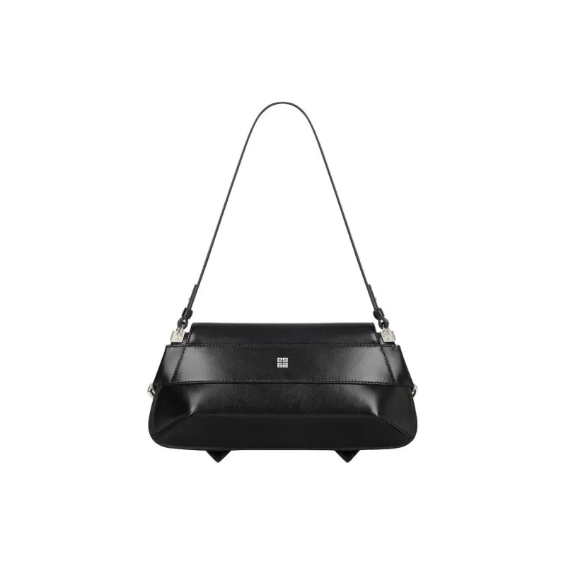 Givenchy Voyou Cow Leather Handbag, Shoulder Bag Women's Black-2