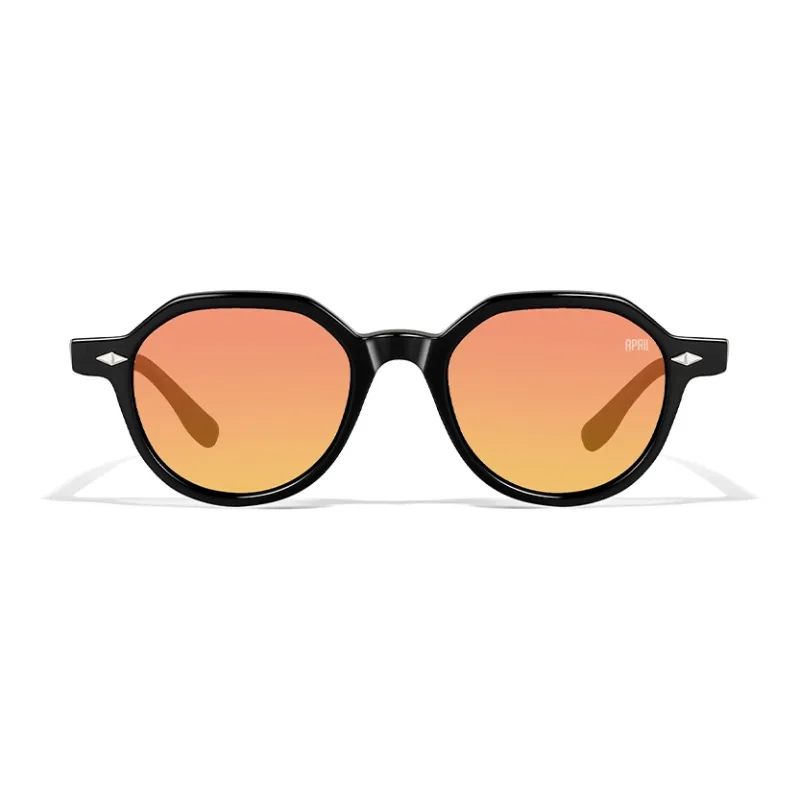 APRIL Plate Frame Irregular Shape Sunglasses With Polarized Lenses Unisex-30