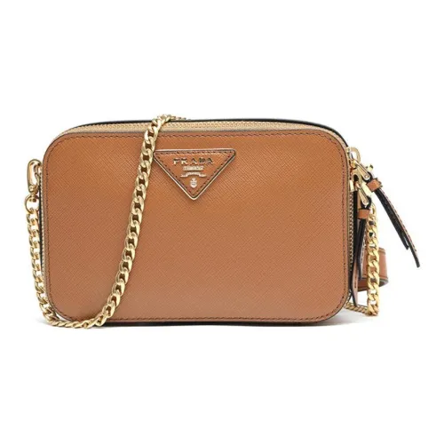 prada Match Leather Functional Bags & Luggage Fanny Pack, Crossbody Bag Women's Brown