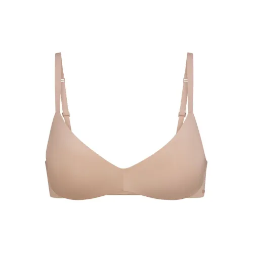 SKIMS WIRELESS FORM PUSH-UP PLUNGE BRA Bra Women's 1 Pack MICA/Mica