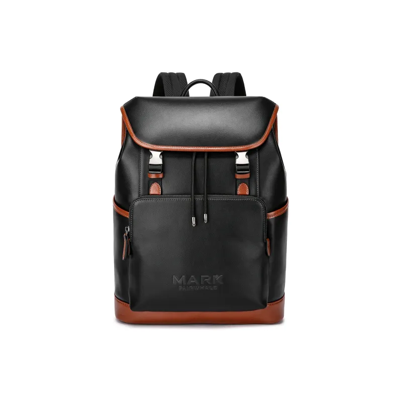 FAIRWHALE PVC Backpack Regular Unisex Gray White/Advanced Orange/Advanced Blue/Black-18