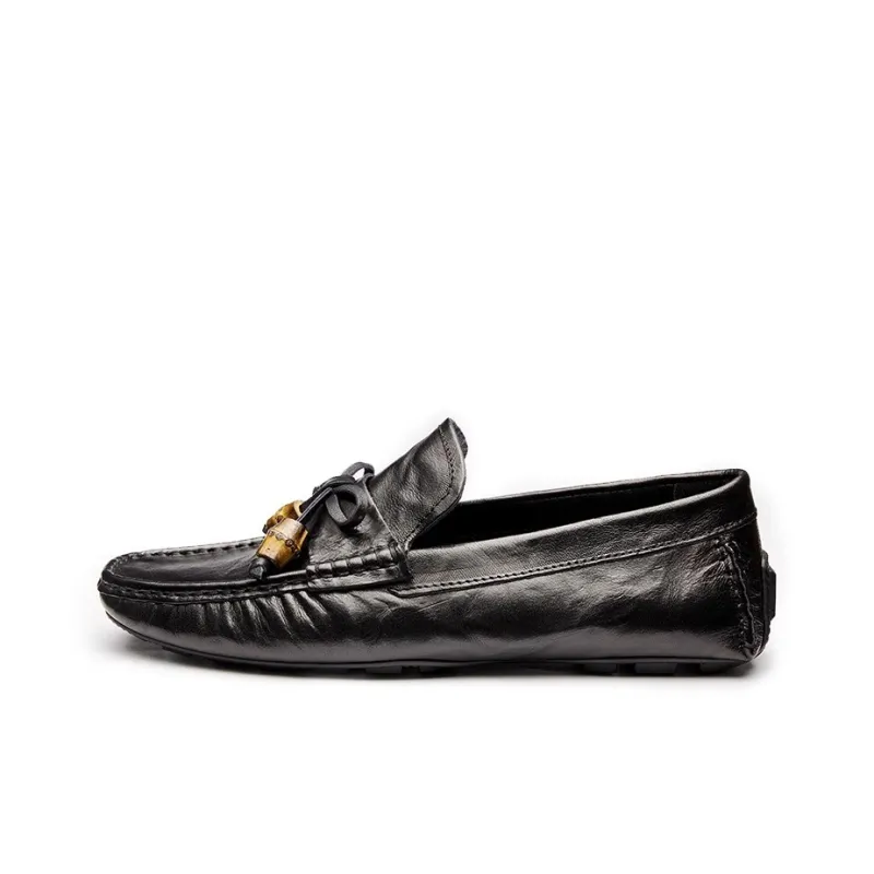 LEYGMENLG Gommino Loafers Men's Black-0