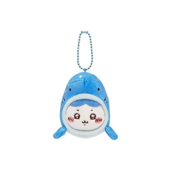 Chiikawa Aquarium Collection Hachiware Whale Shark Dolls Plush Pendant 8cm High