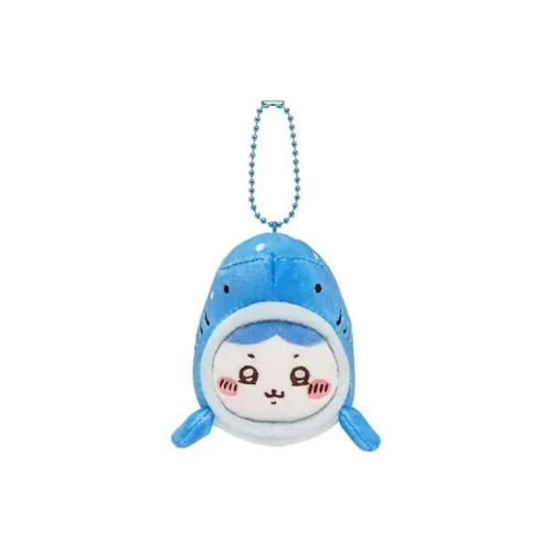 Chiikawa Aquarium Collection Hachiware Whale Shark Dolls Plush Pendant 8cm High