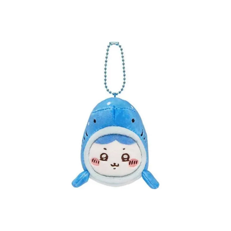 Chiikawa Aquarium Collection Hachiware Whale Shark Dolls Plush Pendant 8cm High-0