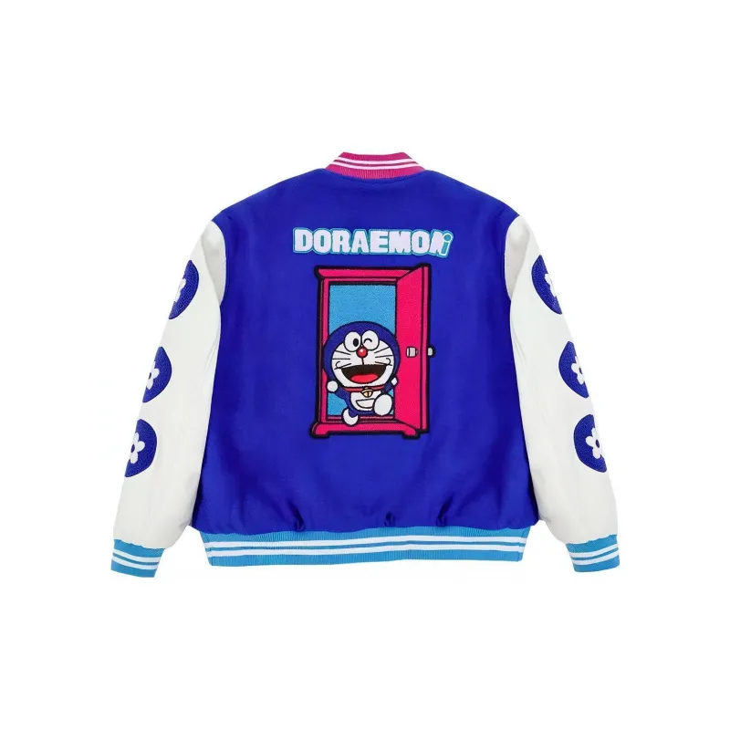 Vandy The Pink x Doraemon Baseball Jacket Unisex Blue-1