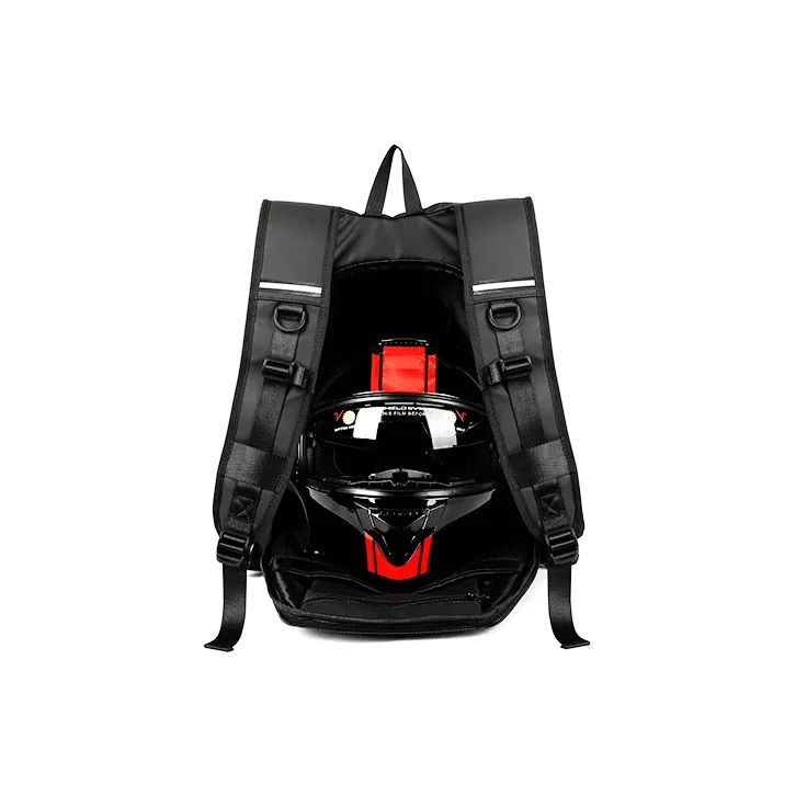 RIOREX Fabric Backpack Regular Unisex Black-4