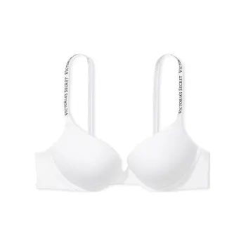 Victoria's Secret THE T-SHIRT Bombshell Add-2-Cups Push-Up Bra/VS W Bra Women's White