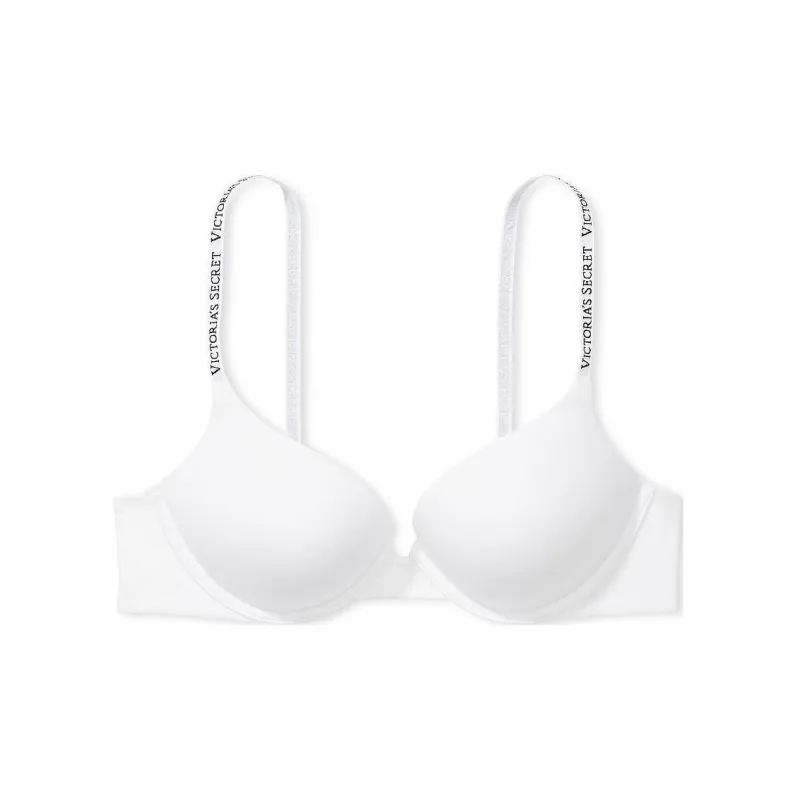 Victoria's Secret THE T-SHIRT Bombshell Add-2-Cups Push-Up Bra/VS W Bra Women's White-0