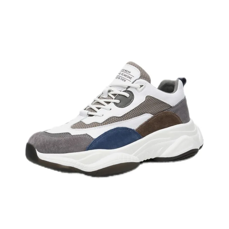 Rummaden Slip Resistant Cushioning Wear Resistant Breathable Low Top Chunky Sneakers Men's-3