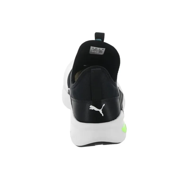 PUMA Softride Enzo Evo Slip On 'Black White Fast Yellow'-2