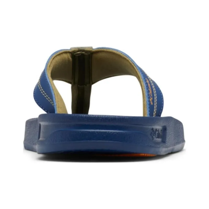 Columbia Slip-Resistant Quick Dry Flip Flops Men's Blue-3