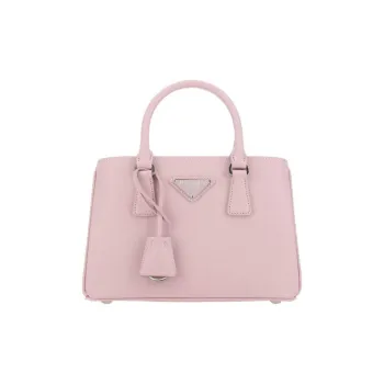 PRADA Cow Leather Tote Bag Shopping Bag Handbag Women's Pink