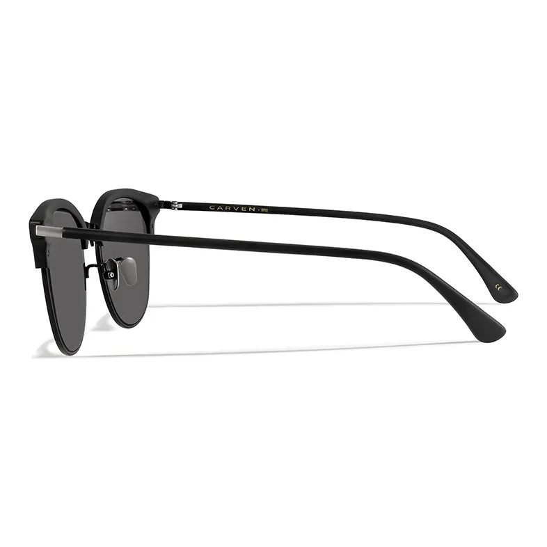 APRIL Plate Frame Titanium Round Sunglasses Unisex-6