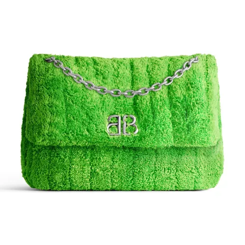 Balenciaga Polyester Handbag Shoulder Bag Women's Green